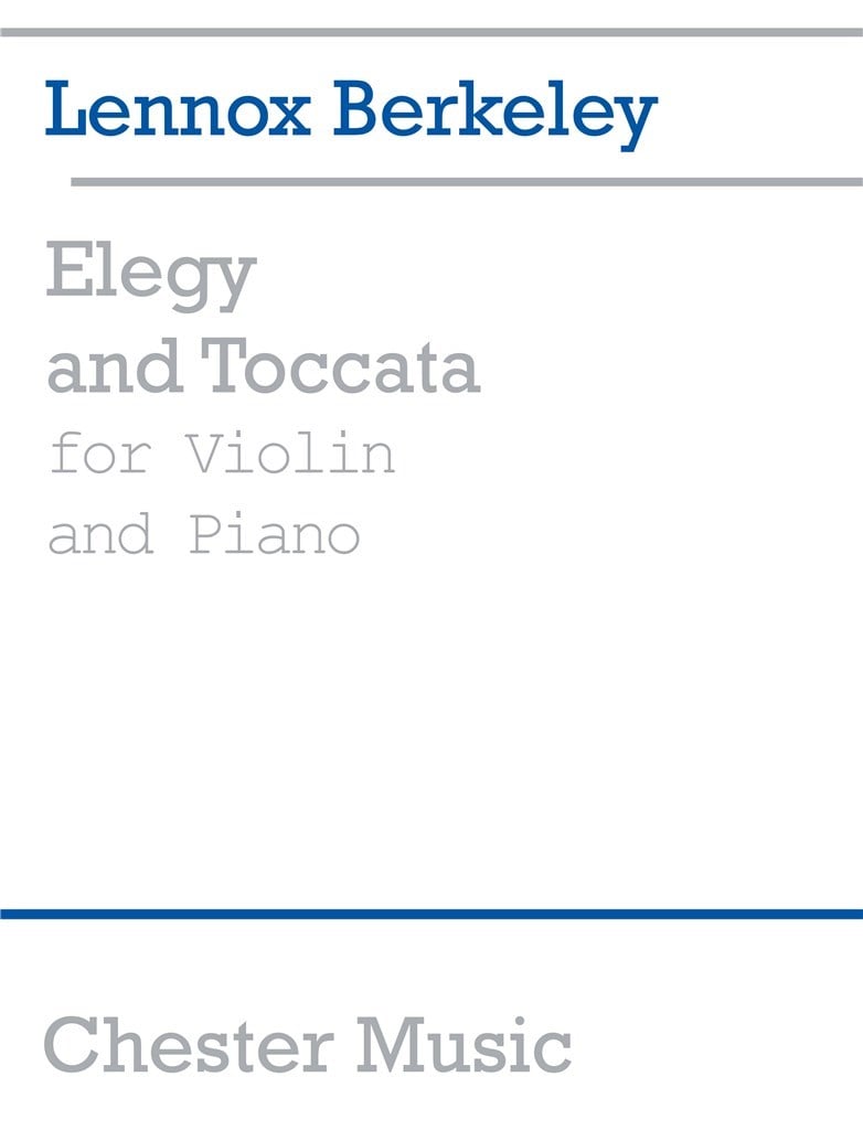 Elegy And Toccata